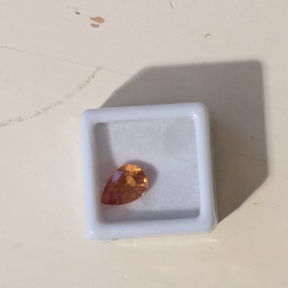 Created Orange Loose Sapphire